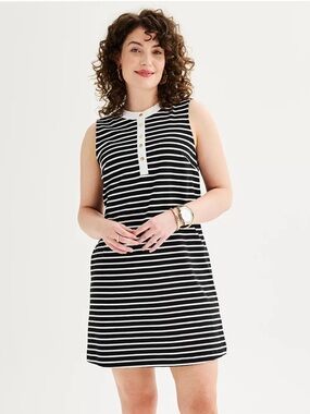 Draper James Sleeveless Knit Shift Dress